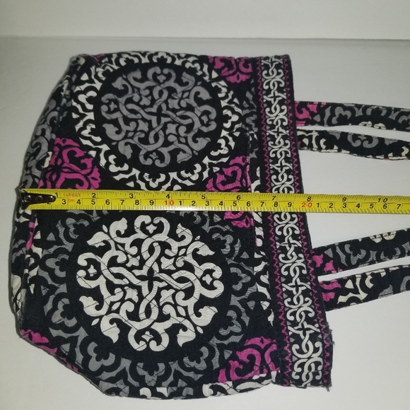 Vera Bradley megenta floral satchel/handbag - Picture 6 of 11